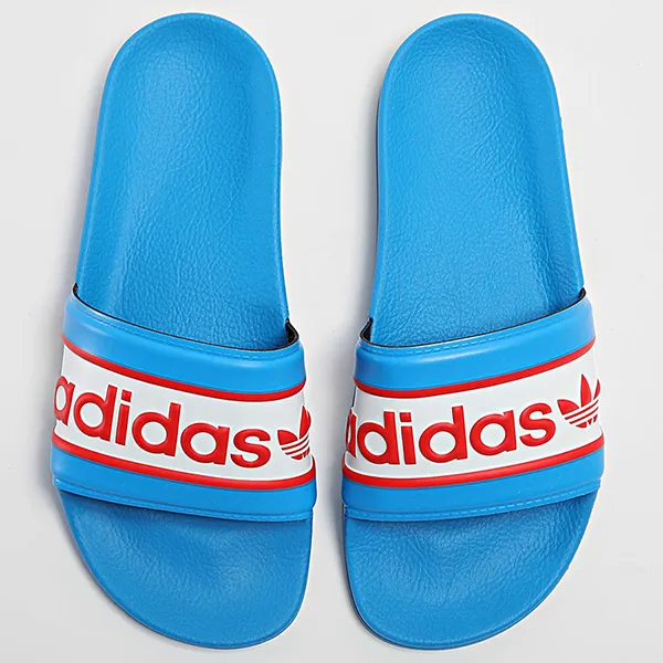 Dép Adidas Adilette Slides ID5798 Màu Xanh Da Trời Size 38