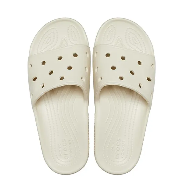 Dép Crocs Classic Bone Slide 206121-2Y2 Màu Kem Size 37 - Dép - Vua Hàng Hiệu