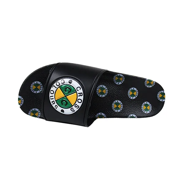 Dép Cross Colours Circle Logo Slides C314CXC-BLK-13M Black Màu Đen Size 43 - Dép - Vua Hàng Hiệu