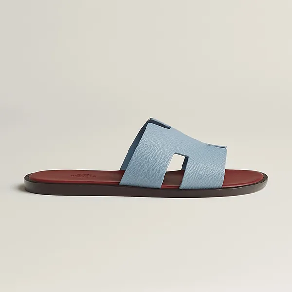 Dép Hermès Izmir Sandal Bleu Ciel / Rouge H Màu Xanh/Đỏ Size 40 - Dép - Vua Hàng Hiệu