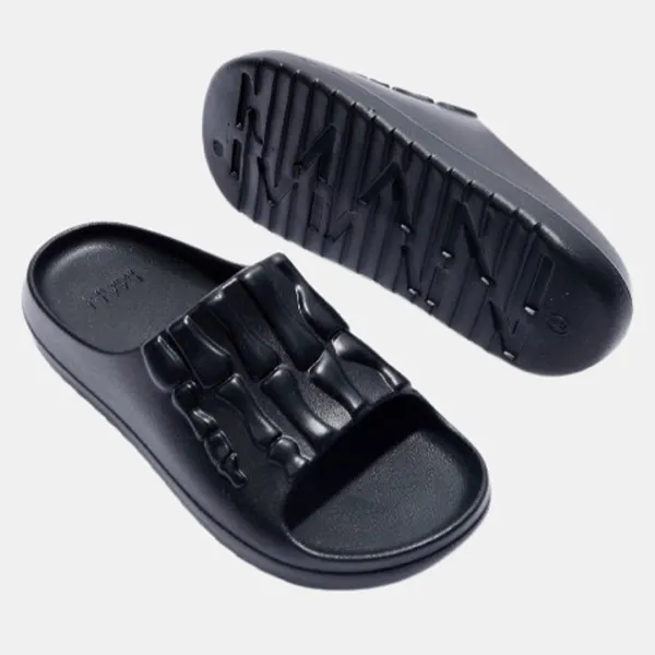 Dép Nam Boohooman Khung Xương BMM75660 Màu Đen Size 41 - Dép - Vua Hàng Hiệu
