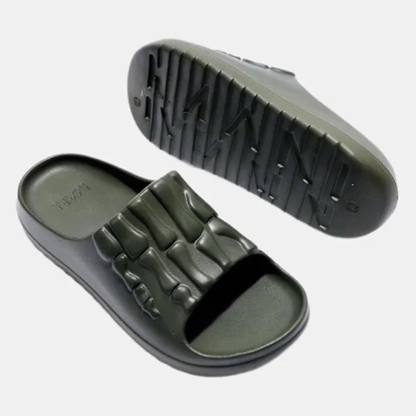 Dép Nam Boohooman Khung Xương BMM75661 Màu Xanh Green Size 41 - Dép - Vua Hàng Hiệu