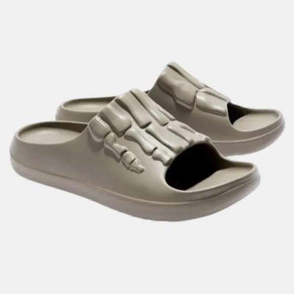 Dép Nam Boohooman Khung Xương BMM75678 Màu Xám Size 41 - Dép - Vua Hàng Hiệu