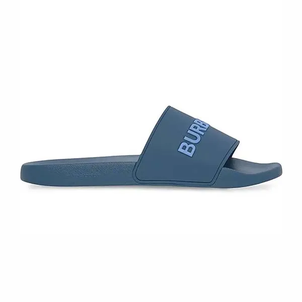 Dép Nam Burberry Embossed Logo Slides Màu Xanh Đậm Size 39 - Dép - Vua Hàng Hiệu