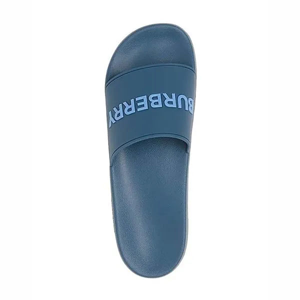Dép Nam Burberry Embossed Logo Slides Màu Xanh Đậm Size 39 - Dép - Vua Hàng Hiệu