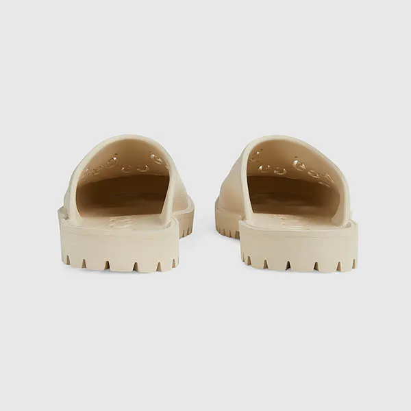 Dép Nam Gucci Men's Slip On Sandal 655517 JFB00 9022 Màu Trắng Kem Size 7 - Dép - Vua Hàng Hiệu