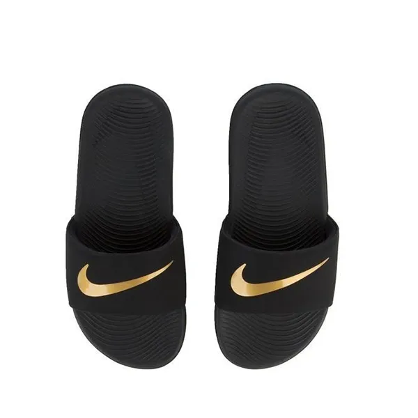 Dép Nữ Nike Kawa Slide Black Metallic Gold 819352 003 Màu Đen Size 36