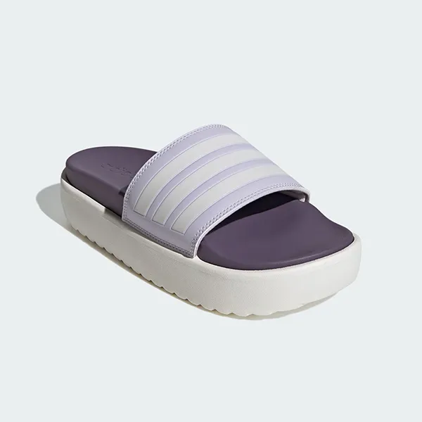Dép Nữ Adidas Adilette Platform Slides IF3421 Màu Tím/Trắng Size 38