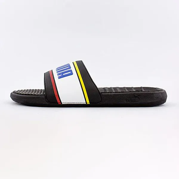 Dép Puma Cool Cat Black 373847-04 Màu Đen Trắng Size 40.5