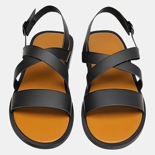 Dép Sandal Nam Yoox 17006163QT Màu Đen Size 41 - Dép - Vua Hàng Hiệu