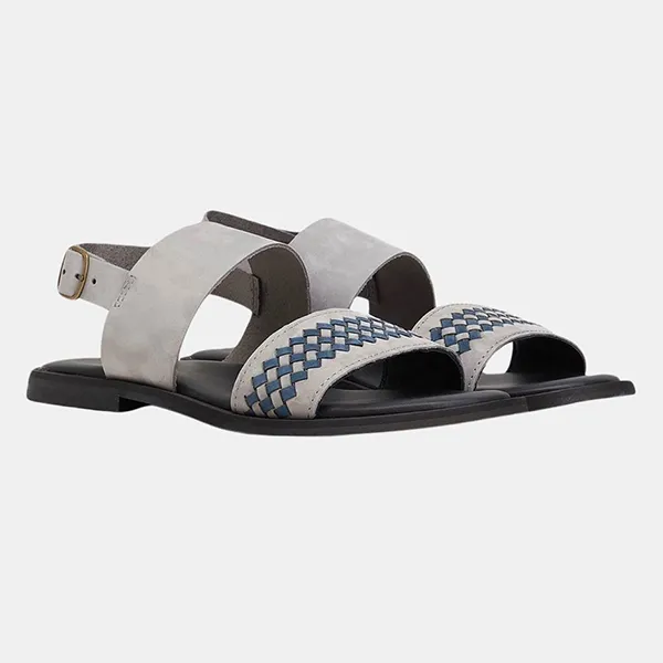 Dép Sandal Nam Yoox 17498299EV Màu Xám Nhạt Size 41 - Dép - Vua Hàng Hiệu