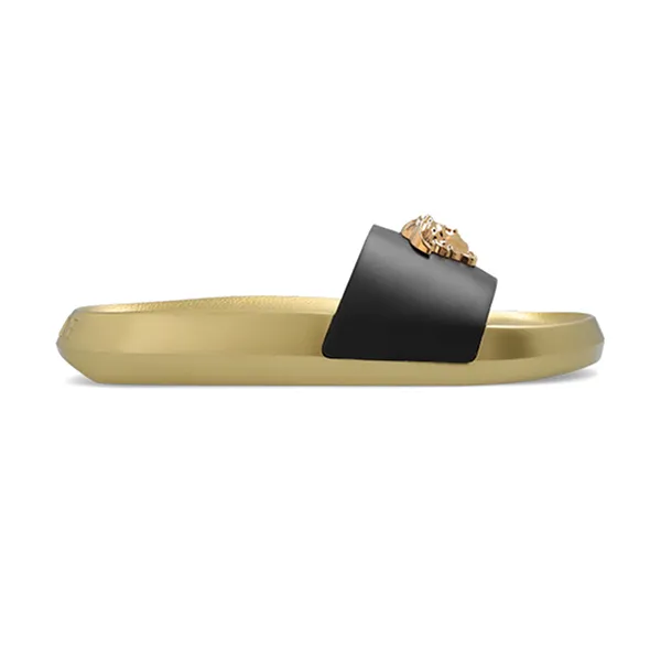 Dép Versace La Medusa Sliders Black Gold 1011715 DV46G-1B00V Màu Vàng Đen Size 42 - Dép - Vua Hàng Hiệu
