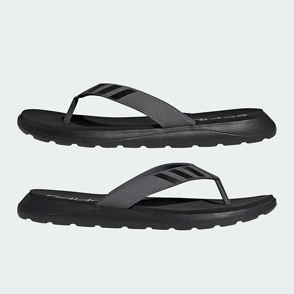Dép Xỏ Ngón Nam Adidas Comfort FY8654 Màu Đen Xám Size 39 - Dép - Vua Hàng Hiệu
