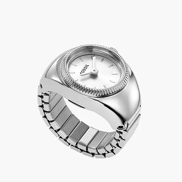 Đồng Hồ Dạng Nhẫn Nữ Fossil Watch Ring Two-Hand Stainless Steel ES5245 Màu Bạc - Đồng hồ - Vua Hàng Hiệu