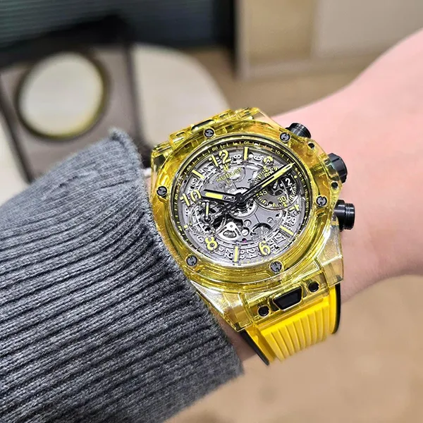 Đồng Hồ Hublot Big Bang Unico Yellow Sapphire Limited 42 441.JY.4909.RT Màu Vàng