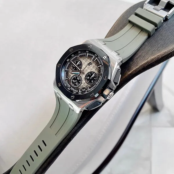 Đồng Hồ Nam Audemars Piguet Offshore Smoke Dial 43mm Màu Xám Khói