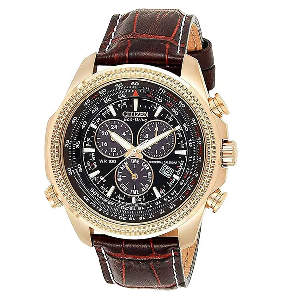 Đồng Hồ Nam Citizen Perpetual Calendar Chronograph BL5403-03X Màu Nâu - Đồng hồ - Vua Hàng Hiệu