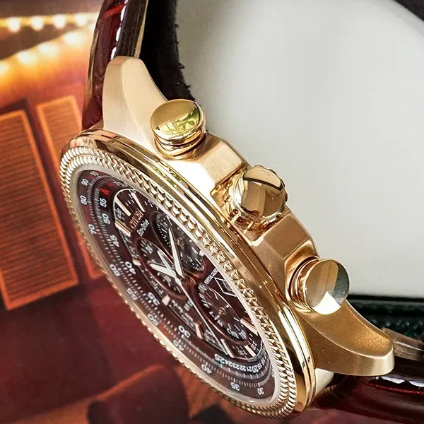 Đồng Hồ Nam Citizen Perpetual Calendar Chronograph BL5403-03X Màu Nâu - Đồng hồ - Vua Hàng Hiệu