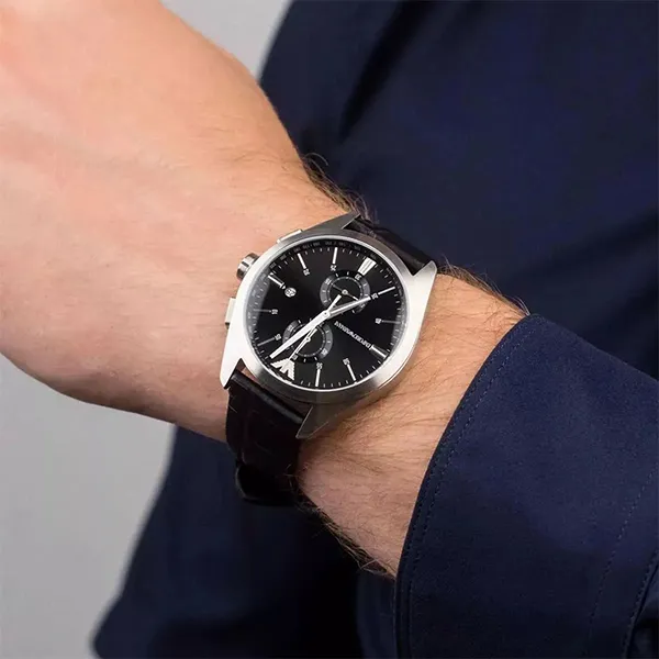 Đồng Hồ Nam Emporio Armani Claudio AR11542 Màu Đen Bạc
