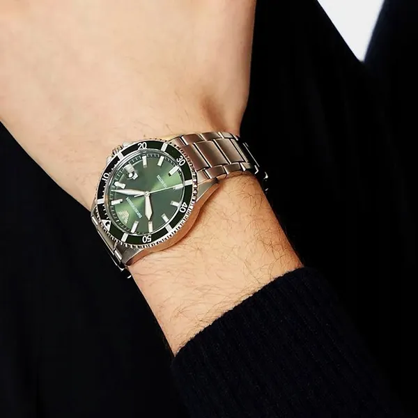 Đồng Hồ Nam Emporio Armani Diver AR11338 Màu Bạc Xanh