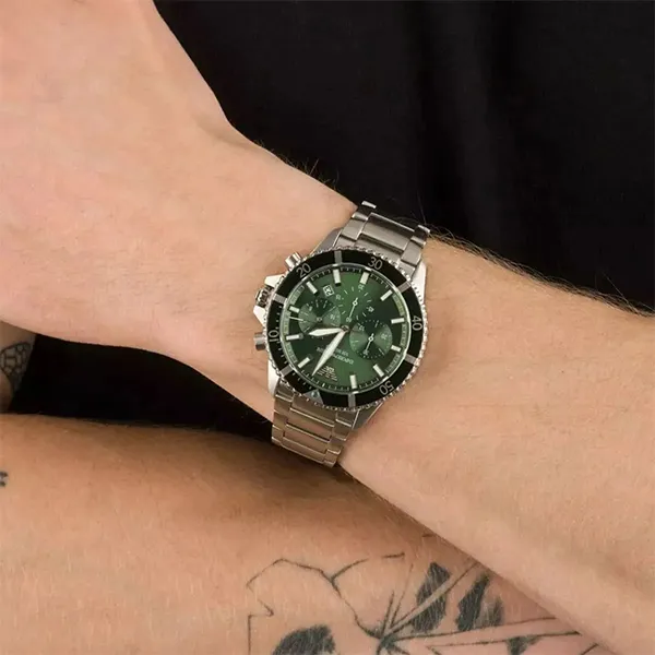 Đồng Hồ Nam Emporio Armani Diver AR11500 Màu Bạc Xanh Lá