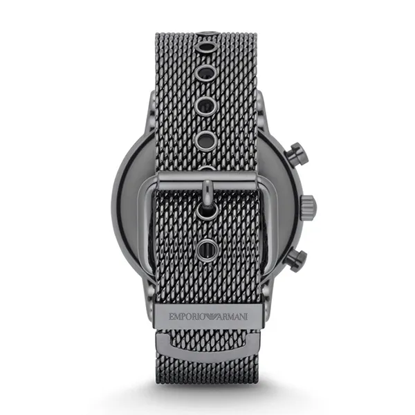 Đồng Hồ Nam Emporio Armani Men's Chronograph Gunmetal Stainless Steel Watch AR1979 Màu Ghi