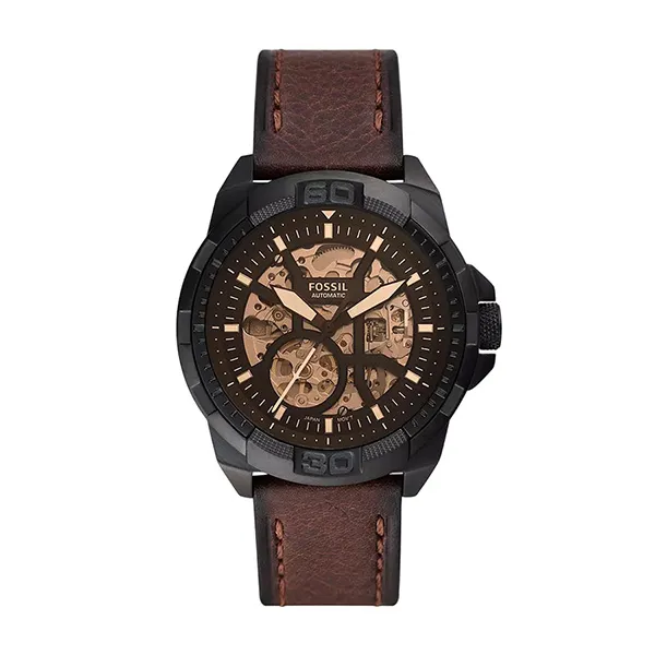 Đồng Hồ Nam Fossil Bronson Automatic Brown LiteHide™ Leather Watch ME3219 Màu Nâu - Đồng hồ - Vua Hàng Hiệu