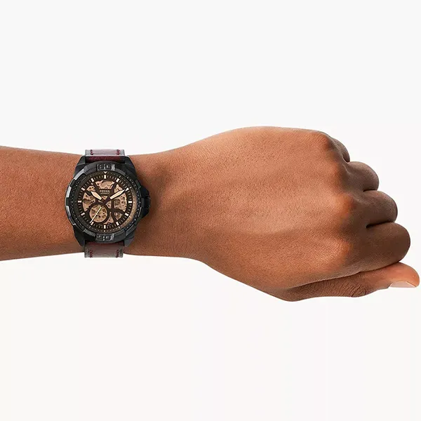 Đồng Hồ Nam Fossil Bronson Automatic Brown LiteHide™ Leather Watch ME3219 Màu Nâu - Đồng hồ - Vua Hàng Hiệu