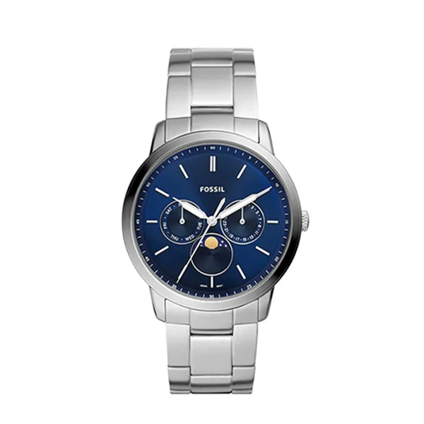 Đồng Hồ Nam Fossil Neutra Moonphase FS5907 Màu Bạc Xanh
