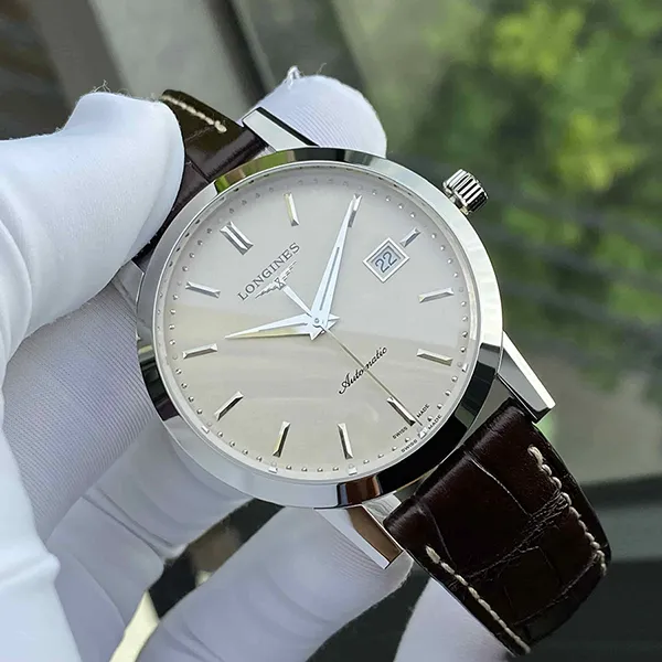 Đồng Hồ Nam Longines 1832 L4.825.4.92.2 Màu Nâu Be