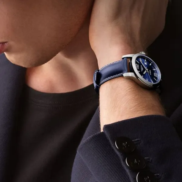 Đồng Hồ Nam Longines Conquest L3.777.4.99.0 Màu Xanh