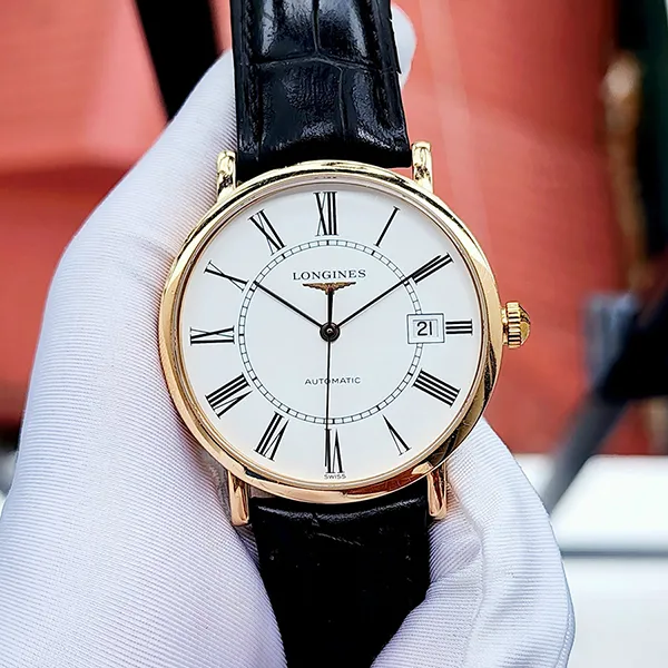 Đồng Hồ Nam Longines Elegant Collection L4.787.8.11.4 Màu Đen Trắng