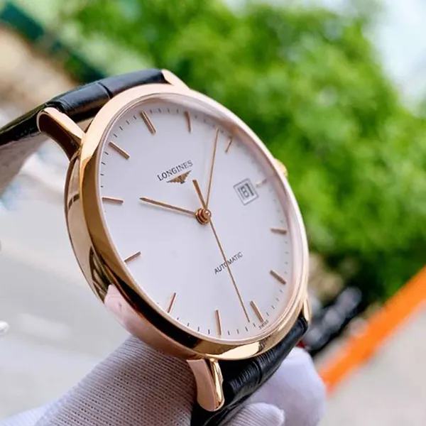 Đồng Hồ Nam Longines Elegant Collection L4.787.8.12.4 Màu Đen Trắng
