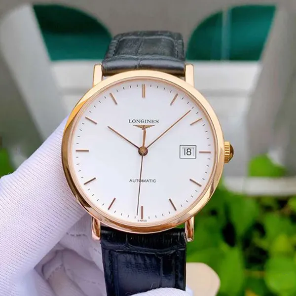 Đồng Hồ Nam Longines Elegant Collection L4.787.8.12.4 Màu Đen Trắng