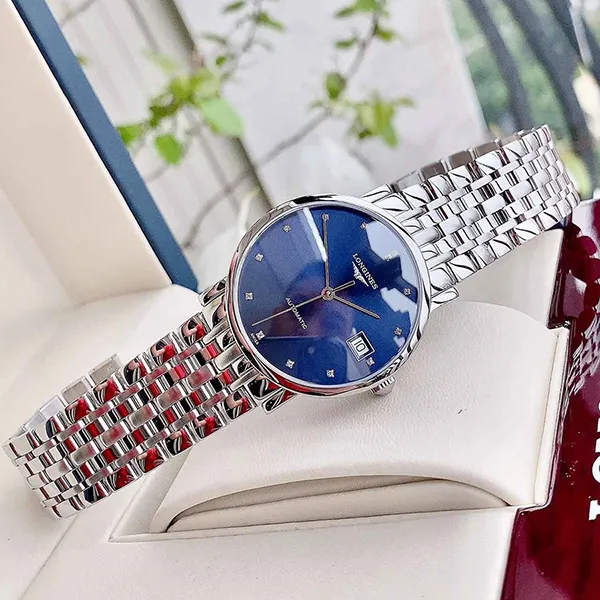 Đồng Hồ Nam Longines Elegant Watch L4.809.4.97.6 Màu Bạc