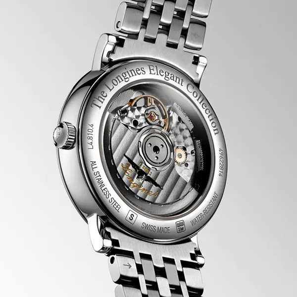 Đồng Hồ Nam Longines Elegant Watch L4.810.4.11.6 37mm Màu Bạc - Đồng hồ - Vua Hàng Hiệu
