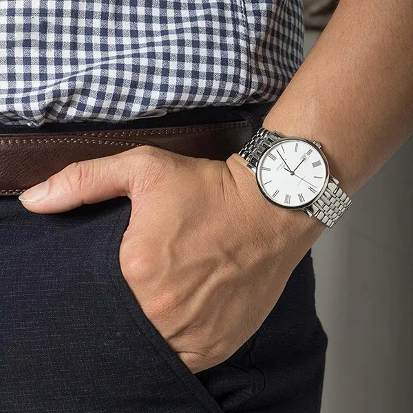 Đồng Hồ Nam Longines Elegant Watch L4.810.4.11.6 37mm Màu Bạc - Đồng hồ - Vua Hàng Hiệu