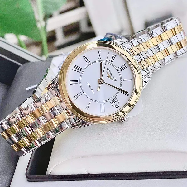 Đồng Hồ Nam Longines Flagship L4.774.3.21.7 Màu Bạc Vàng - Đồng hồ - Vua Hàng Hiệu