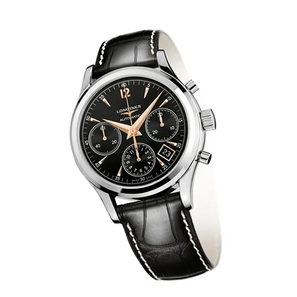Đồng Hồ Nam Longines Heritage L2.750.4.56.0 Watch 41mm Màu Đen - Đồng hồ - Vua Hàng Hiệu