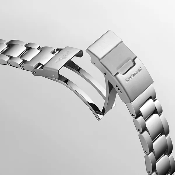 Đồng Hồ Nam Longines HydroConquest Automatic Watch 41mm L3.781.4.76.6 Màu Xám/Bạc - Đồng hồ - Vua Hàng Hiệu
