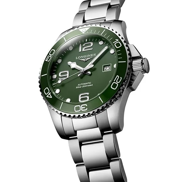 Đồng Hồ Nam Longines HydroConquest Automatic Watch 43mm L3.782.4.06.6 Màu Xanh/Bạc