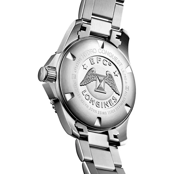 Đồng Hồ Nam Longines HydroConquest Automatic Watch 43mm L3.782.4.06.6 Màu Xanh/Bạc