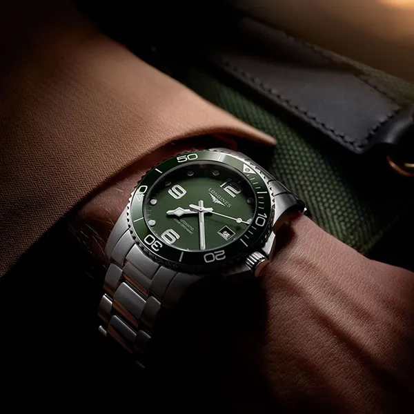 Đồng Hồ Nam Longines HydroConquest Automatic Watch 43mm L3.782.4.06.6 Màu Xanh/Bạc
