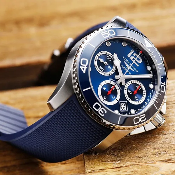 Đồng Hồ Nam Longines Hydroconquest L3.883.4.96.9 Màu Xanh