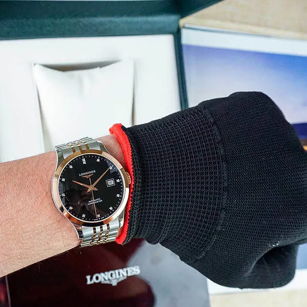 Đồng Hồ Nam Longines L2.820.5.57.7 Màu Bạc Đen - Đồng hồ - Vua Hàng Hiệu