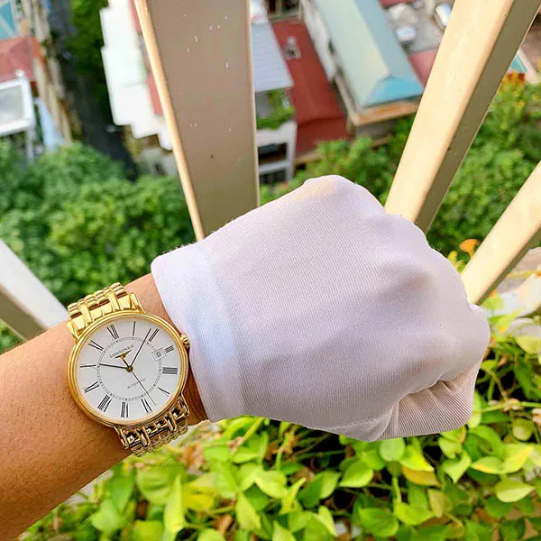Đồng Hồ Nam Longines L4.921.2.11.8 Màu Vàng Gold