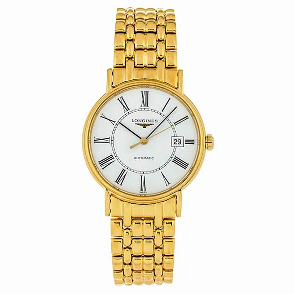 Đồng Hồ Nam Longines L4.921.2.11.8 Màu Vàng Gold