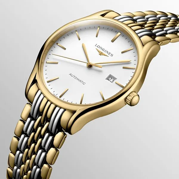 Đồng Hồ Nam Longines Lyre Automatic Watch L2.793.5.19.7 40mm Màu Vàng/Bạc - Đồng hồ - Vua Hàng Hiệu