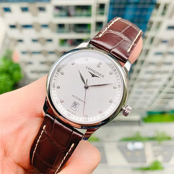 Đồng Hồ Nam Longines Master Collection L2.628.4.77.3 Màu Nâu Bạc - Đồng hồ - Vua Hàng Hiệu