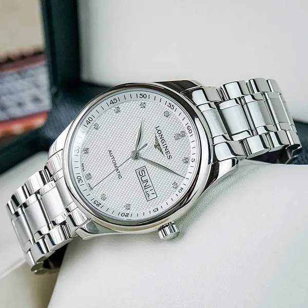 Đồng Hồ Nam Longines Master Collection Diamond L2.755.4.77.6 (L27554776) Màu Bạc - Đồng hồ - Vua Hàng Hiệu